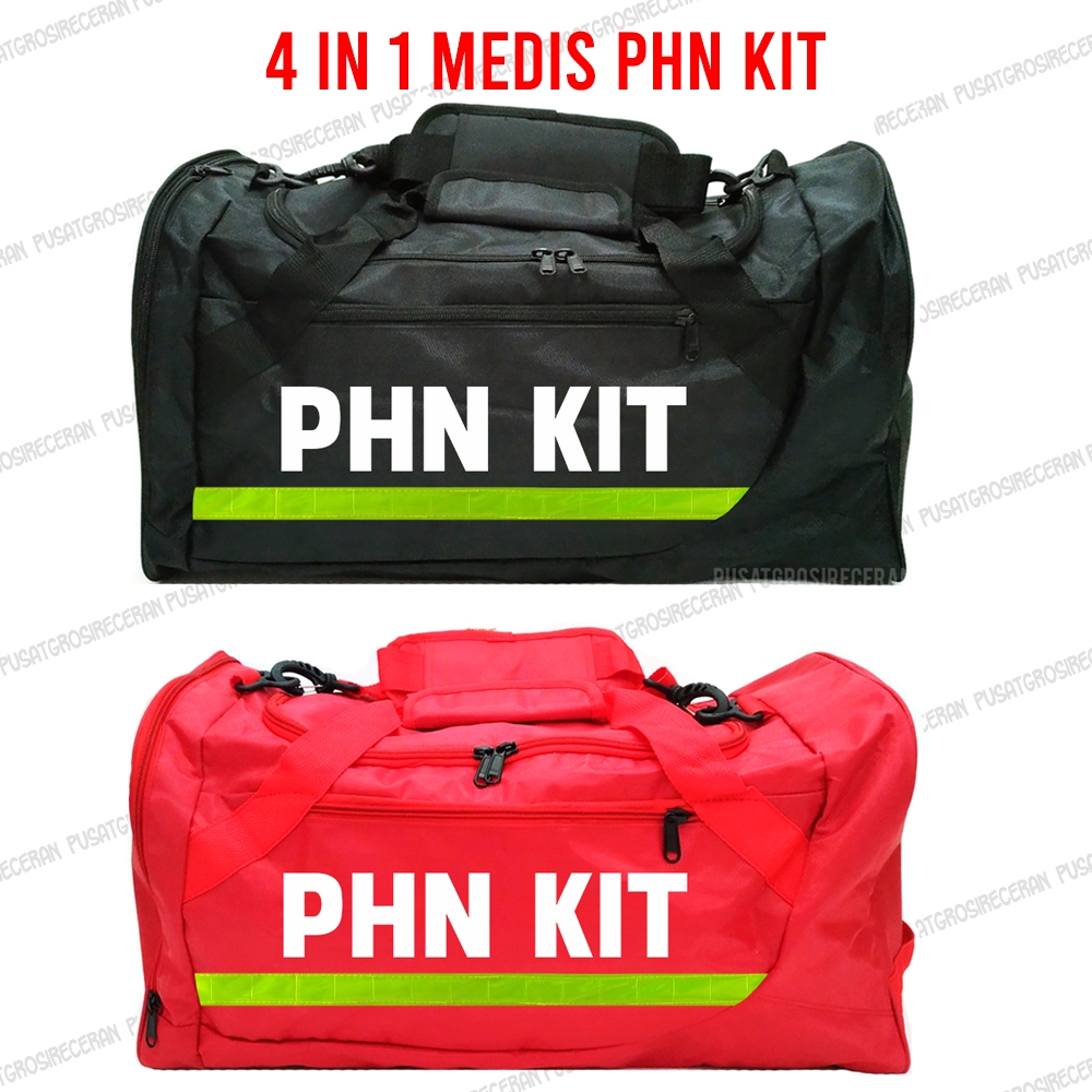 Jual 4IN1 PHN KIT Jumbo Medical Bag Travel Tas Medis P3K Ransel Jinjing ...