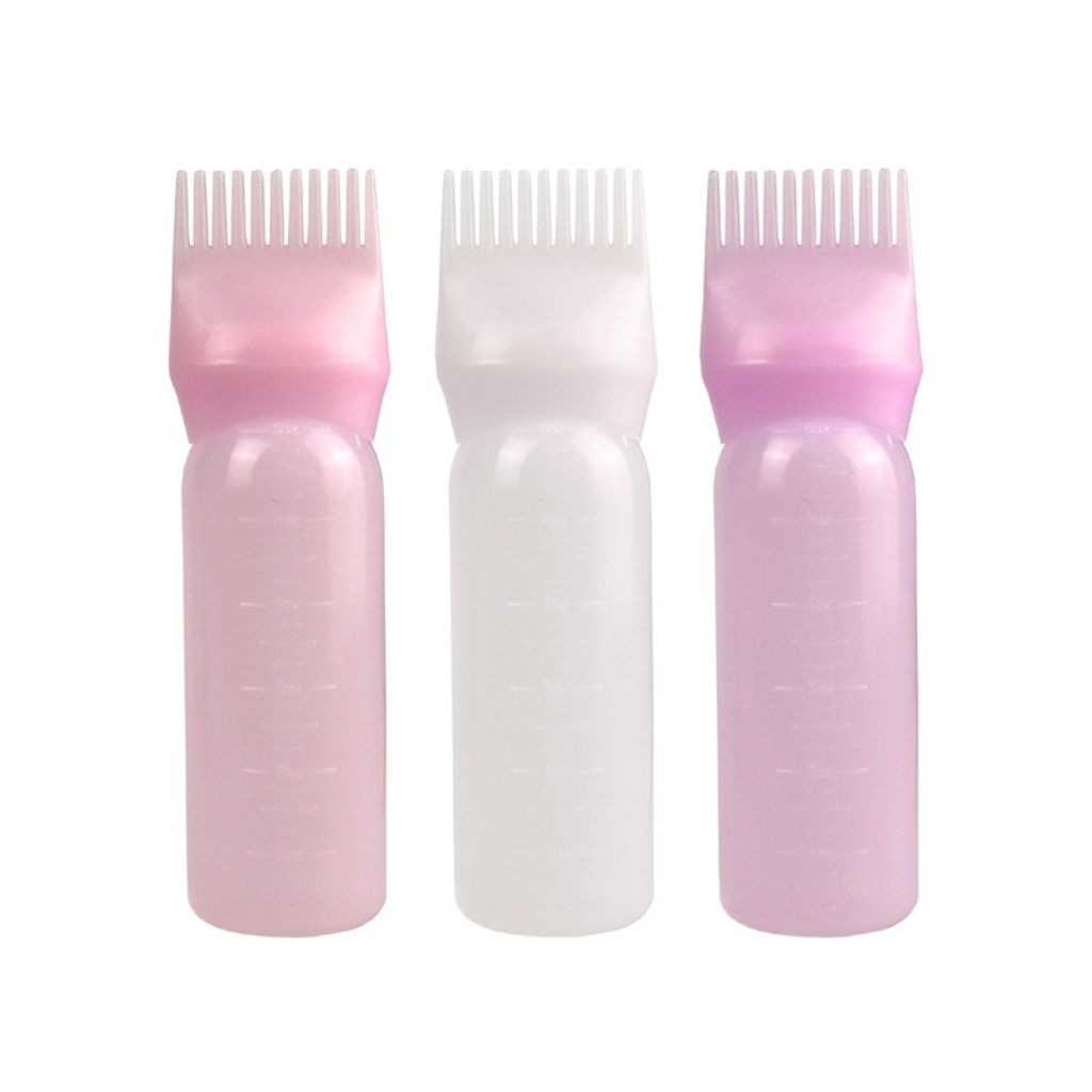Jual Botol Cat Semir Rambut Aplikator Ujung Sisir Untuk Salon Barber ...