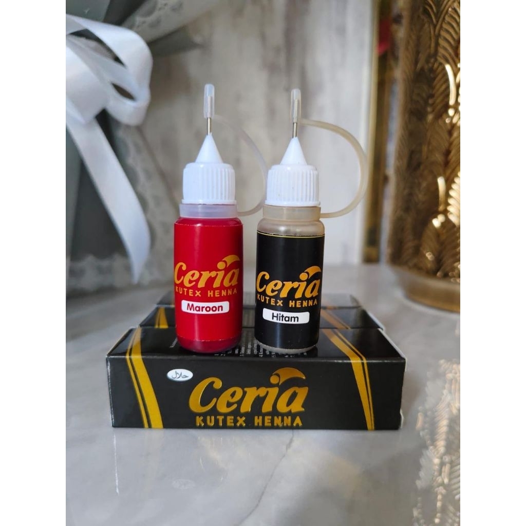 Jual CERIA KUTEX HENNA BOTOL JARUM 10ML | Shopee Indonesia