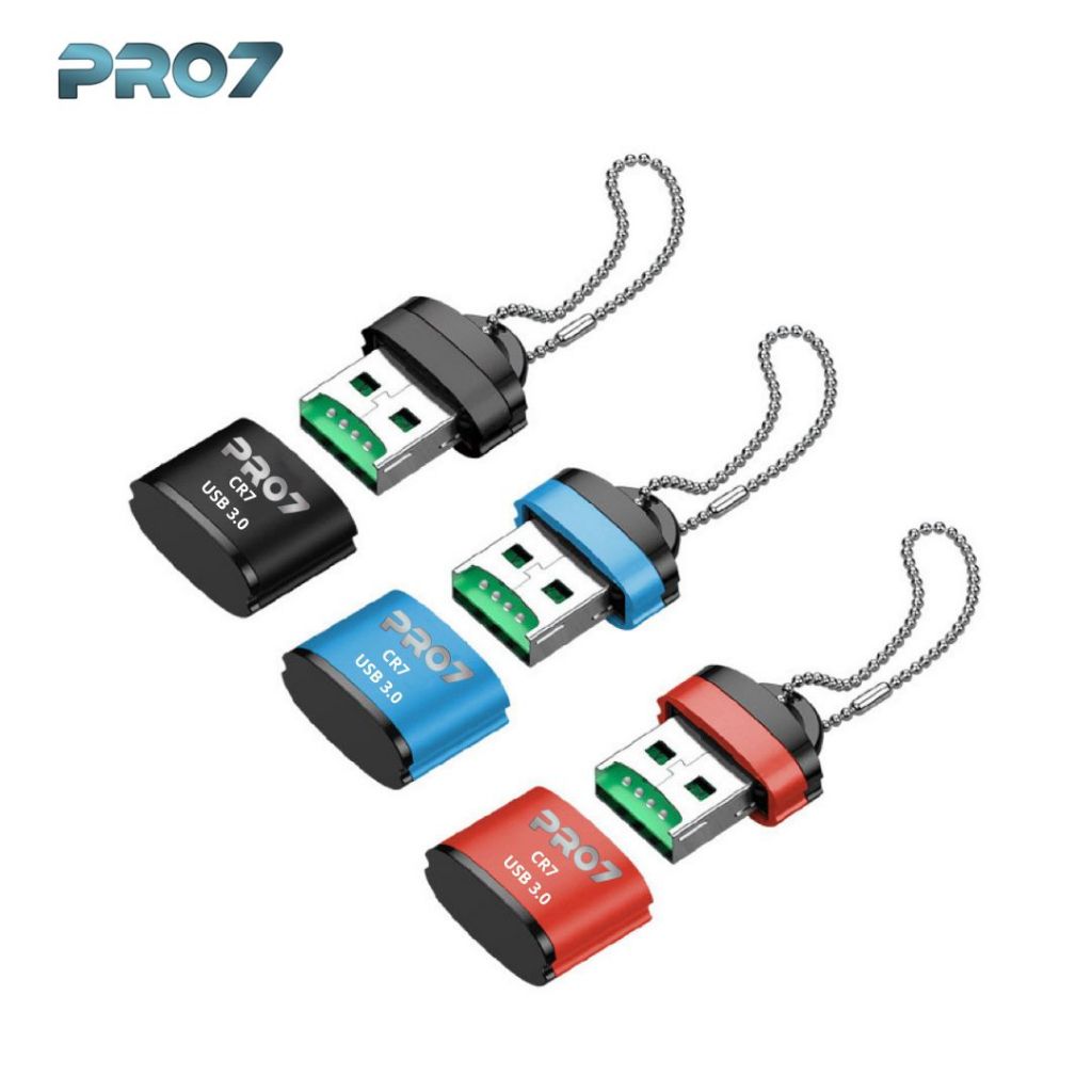 Jual PROMO CARD READER MICRO SD PRO7 METAL CR-7 SUPPORT UP TO 512GB ...