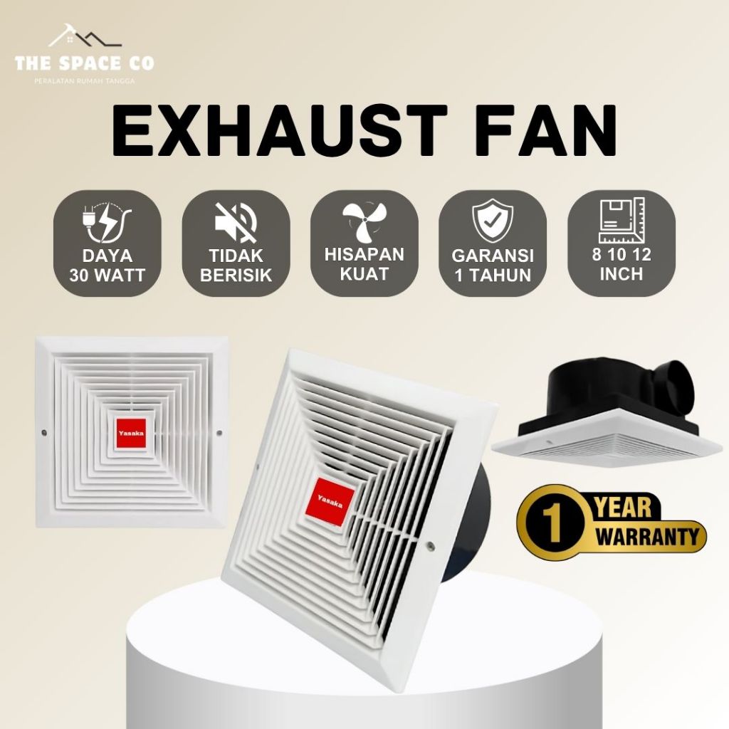 Jual Exhaust Fan Kipas Exhaust Hexos Dinding Atap Corong Pipa ...