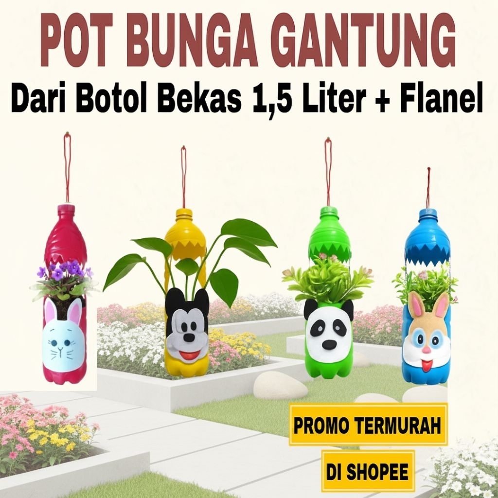 Jual Botol Bekas Pot Terlengkap & Harga Terbaru April 2026 | Shopee ...