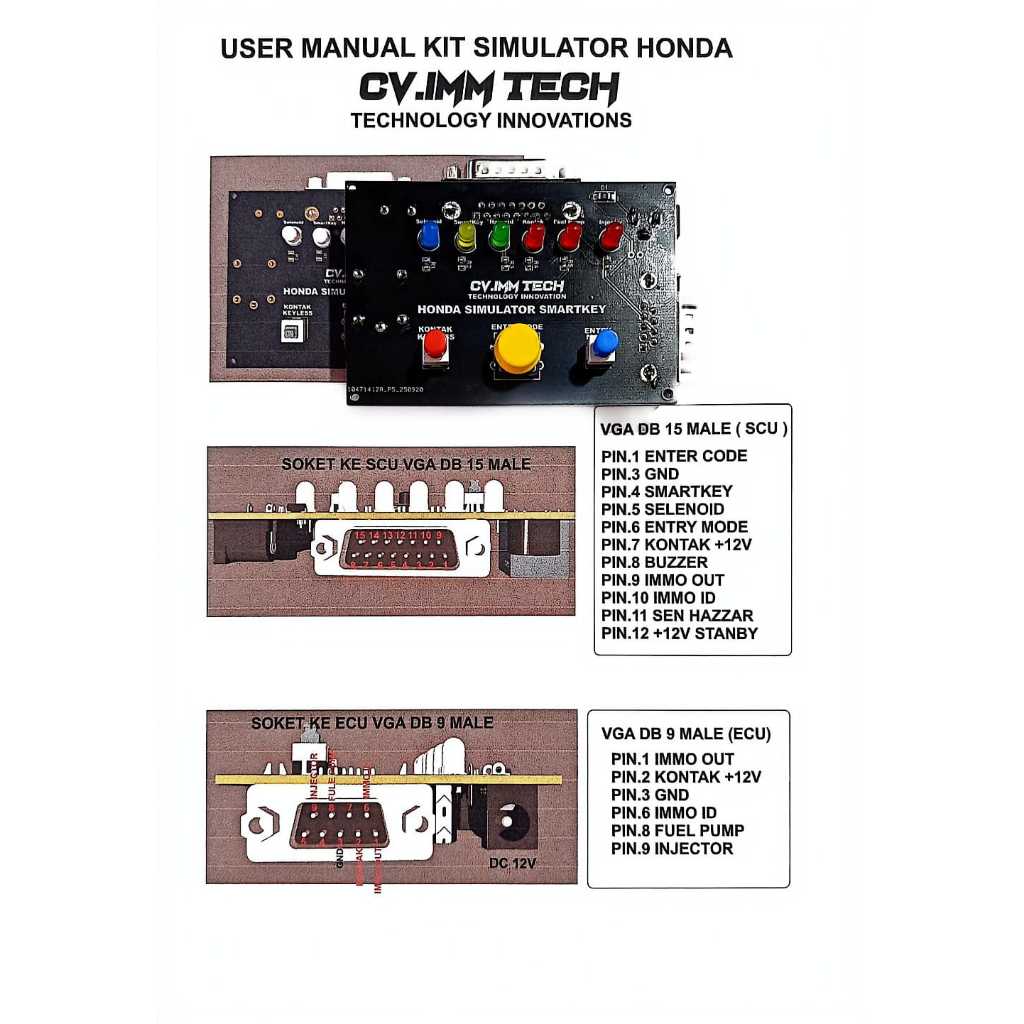 Jual KIT SIMULATOR SMARTKEY HONDA | Shopee Indonesia