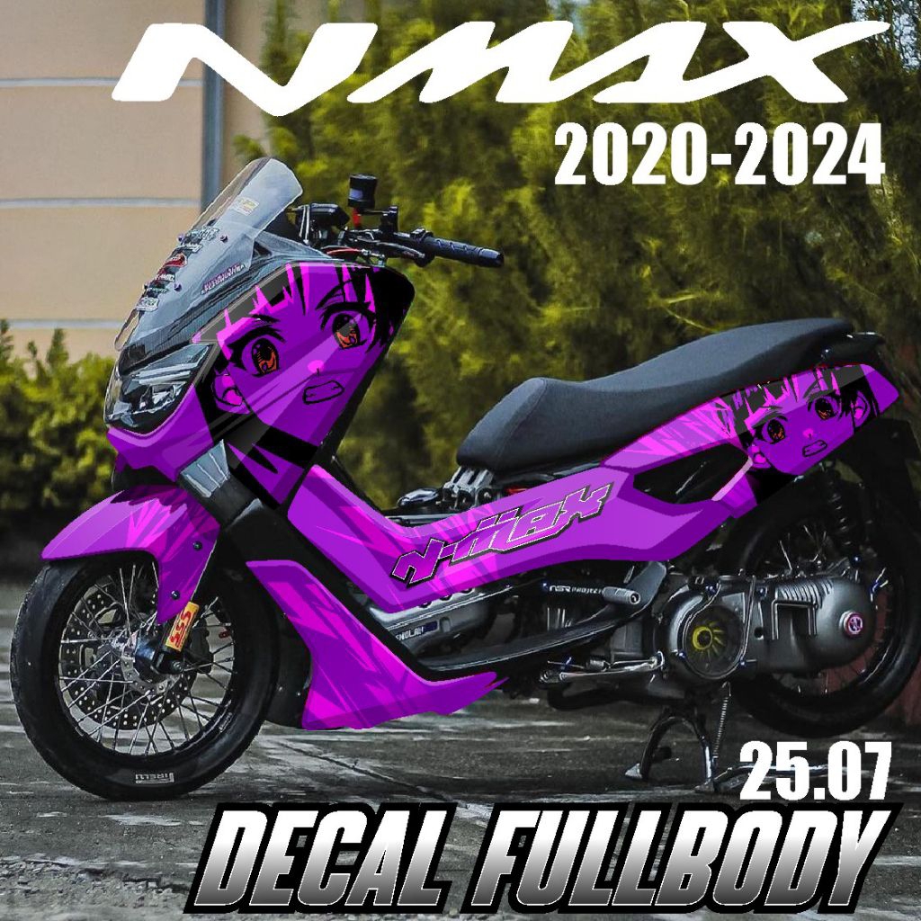 Jual (COD) TERBARU Decal Sticker DECAL NMAX DELUXE NMAX TAHUN 2020-2021 ...