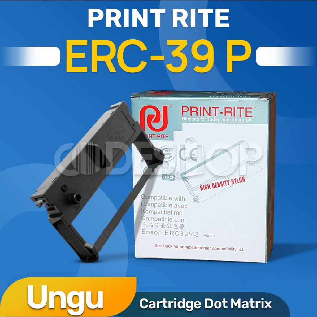 Jual Catridge Pita Ribbon Print Rite ERC 39 Printer Kasir Matrix Point ...
