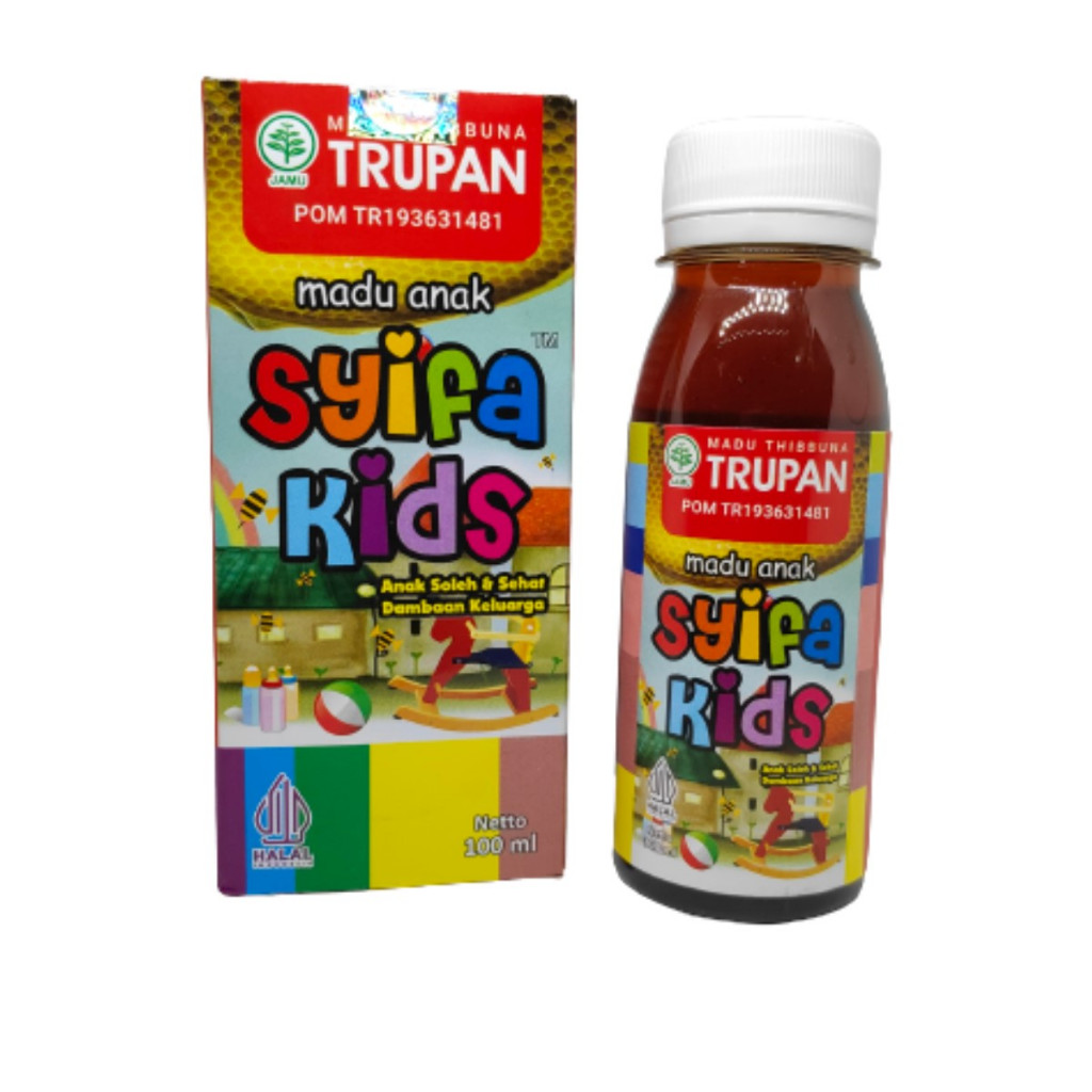 Jual Madu Anak Syifa Kids Trupan Obat Herbal Penurun Panas Anak
