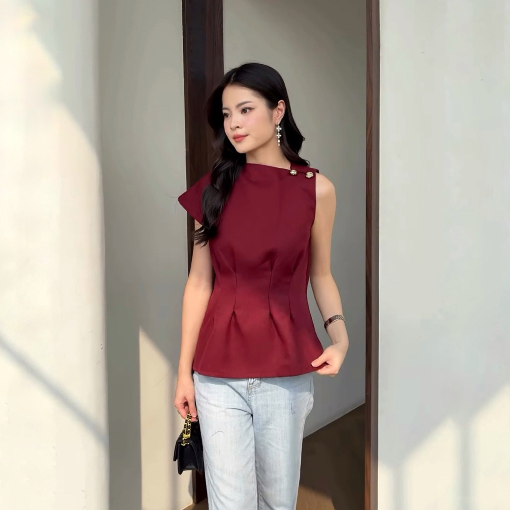 Jual LILO Lunox Top | Blouse Wanita | Baju Wanita Korean Style | Blouse ...