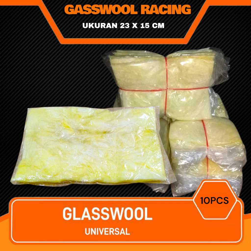Jual Gasswool Knalpot Bahan Serat Fiber Paket 10 Lembar Ukuran 23x15 ...