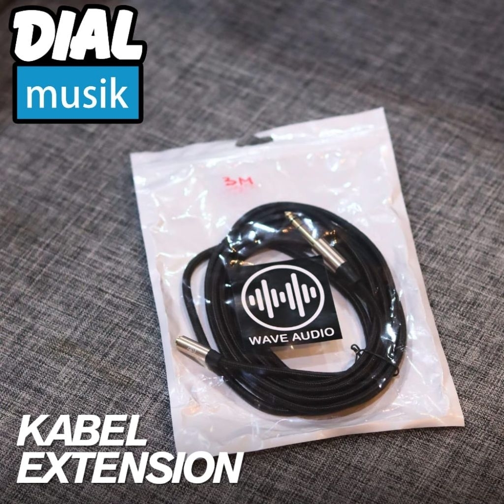 Jual Wave Audio Extension Kabel IEM - Kabel Extension In Ear Monitor 3M ...