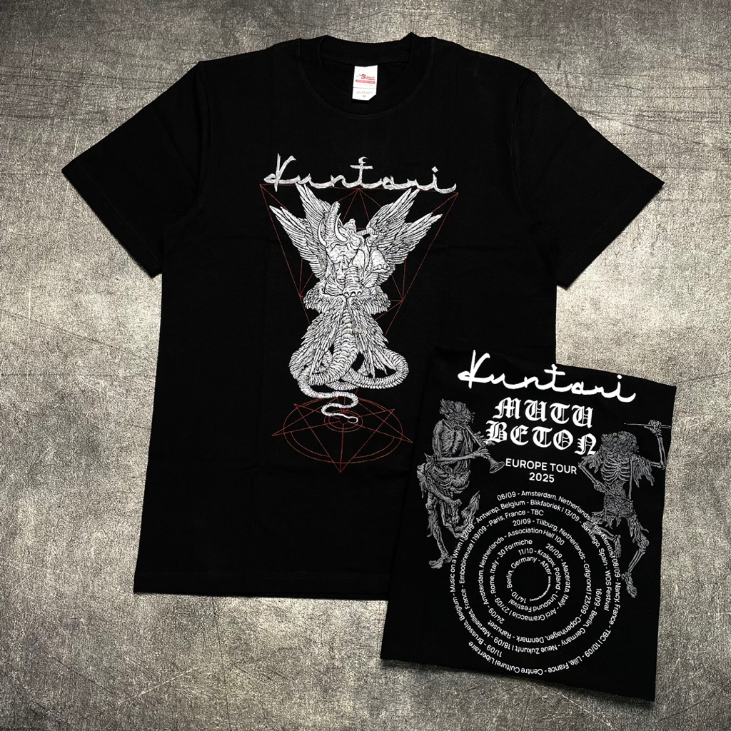 Jual Tshirt KUNTARI - EUROPE TOUR 2025 Official Merchandise | Shopee ...