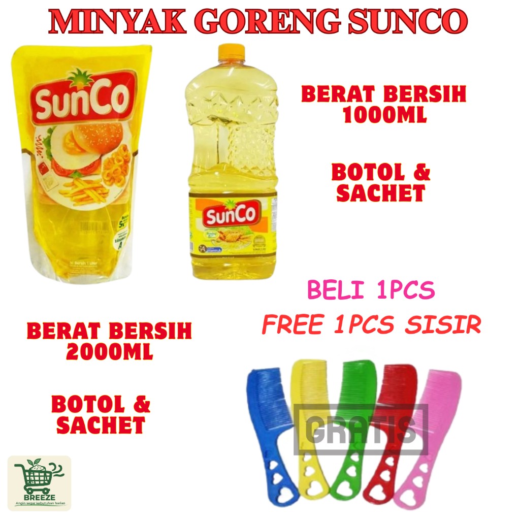 Jual MINYAK GORENG SUNCO 2LITER dan 1L / Minyak Goreng SUNCO
