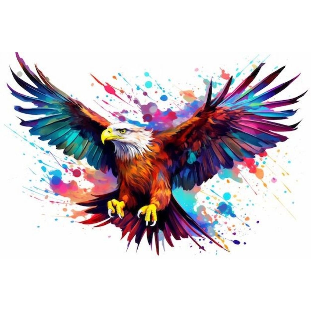 Jual stiker gambar elang warna size 15x20 cm print cut | Shopee Indonesia