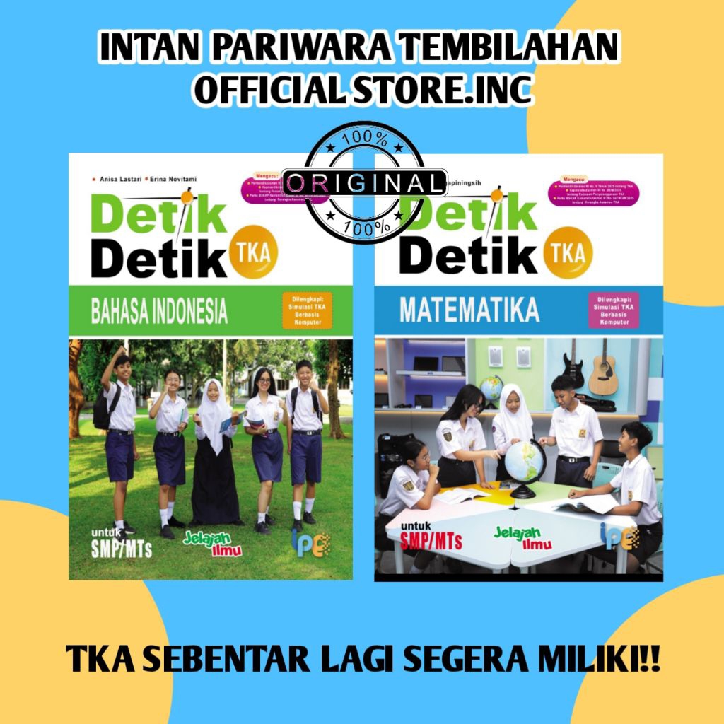 Jual Buku Detik Detik TKA SMP/MTS | Shopee Indonesia