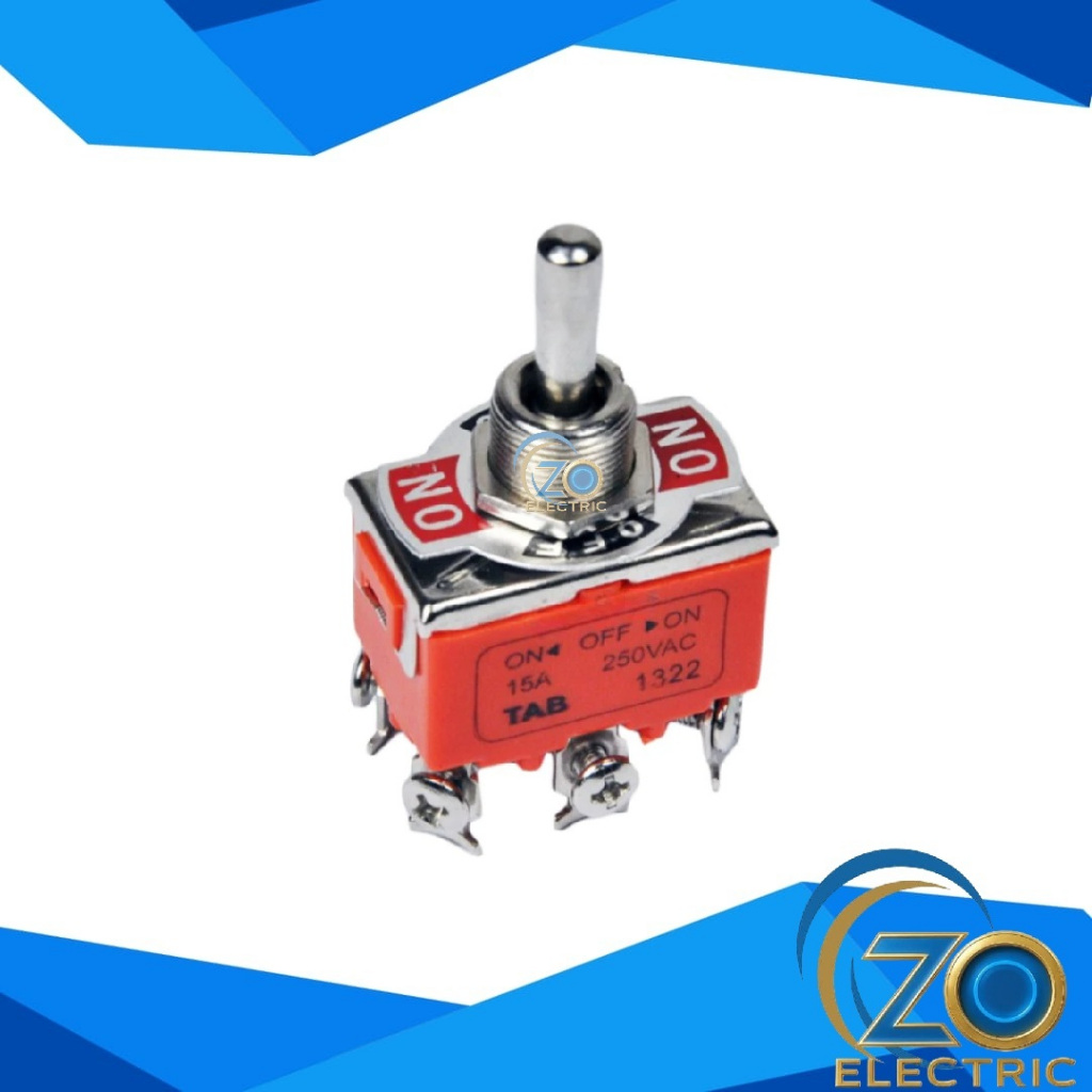 Jual Toggle Switch 6 Kaki 3 Posisi On-Off-On 1322 TAB | Shopee Indonesia