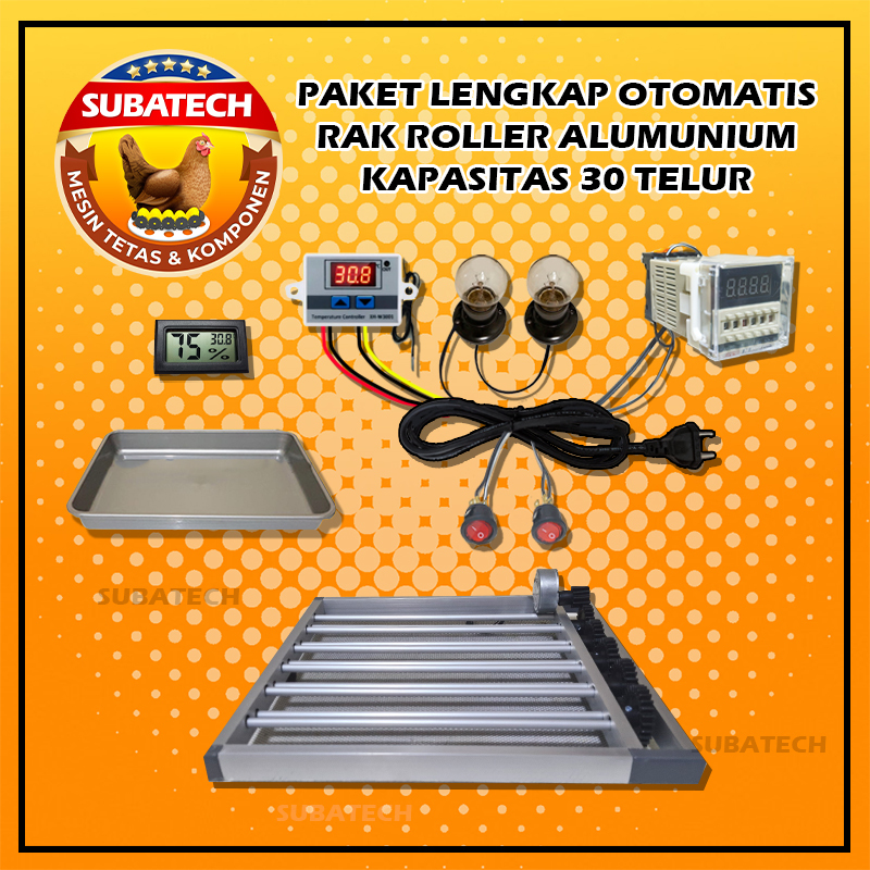 Jual Paket Lengkap XH Rak Roller Alumunium Kap. 30 untuk Mesin Tetas ...