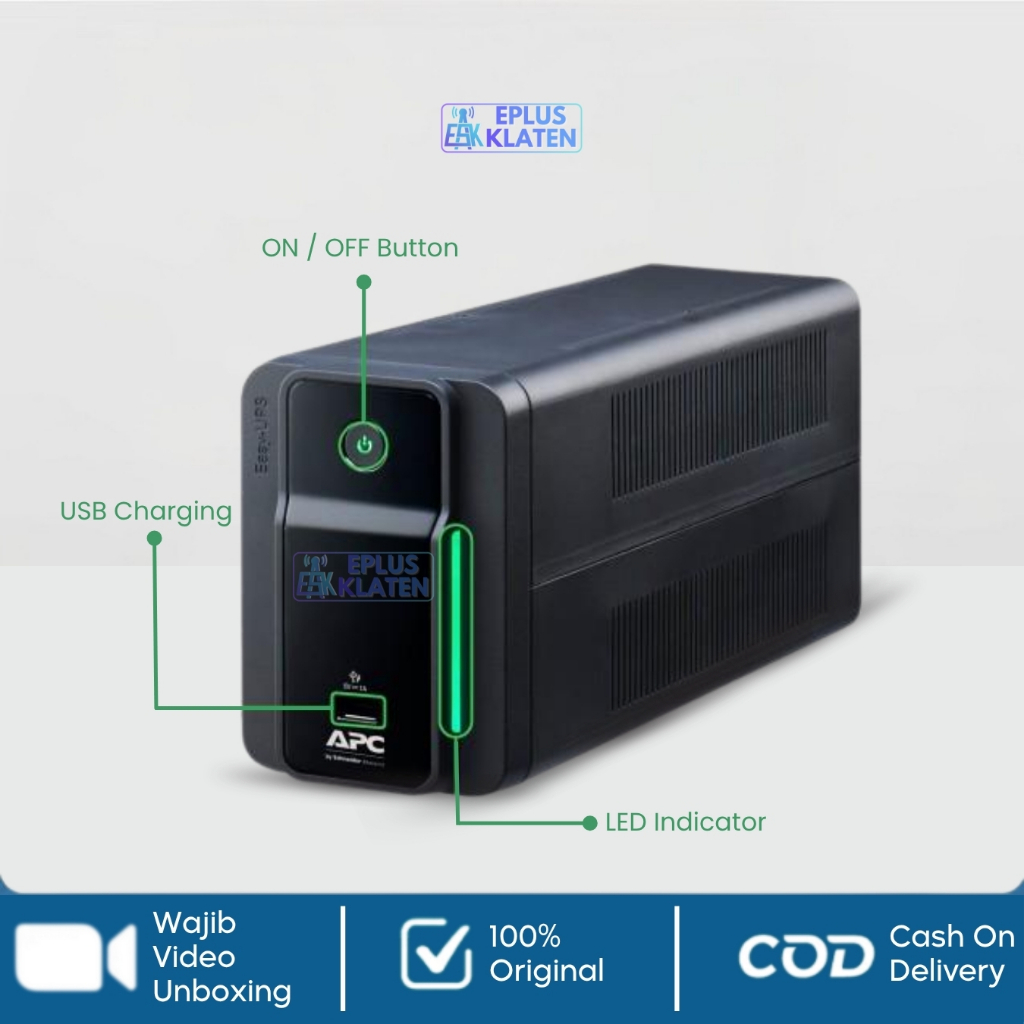 Jual UPS APC Easy BVX700LUI-MS Baterai 12V 15Ah 700VA 360W Battery ...