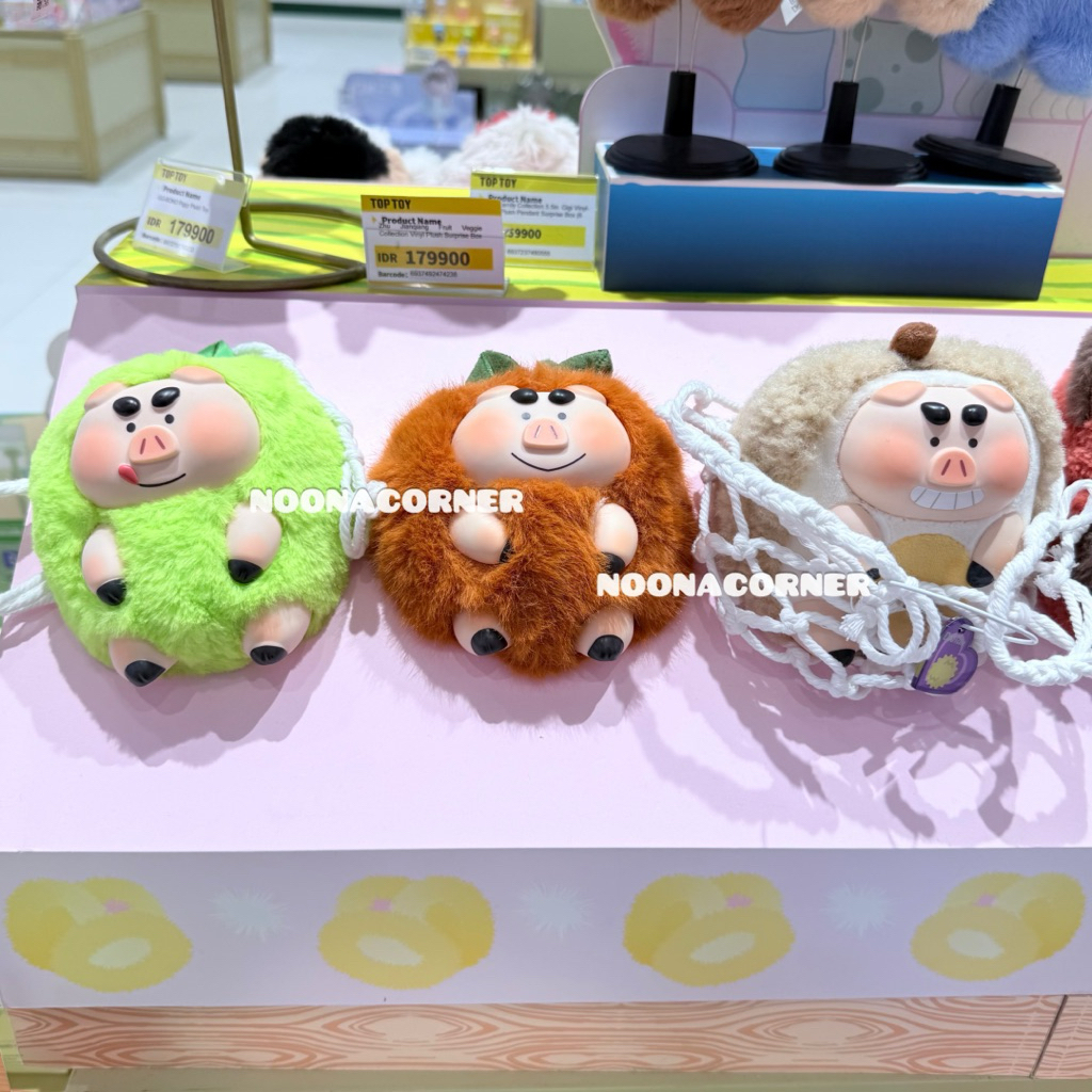 Jual Miniso x Toptoy ‼️ Blind Box Strong Pig Fruit & Veggie Vinyl Plush ...