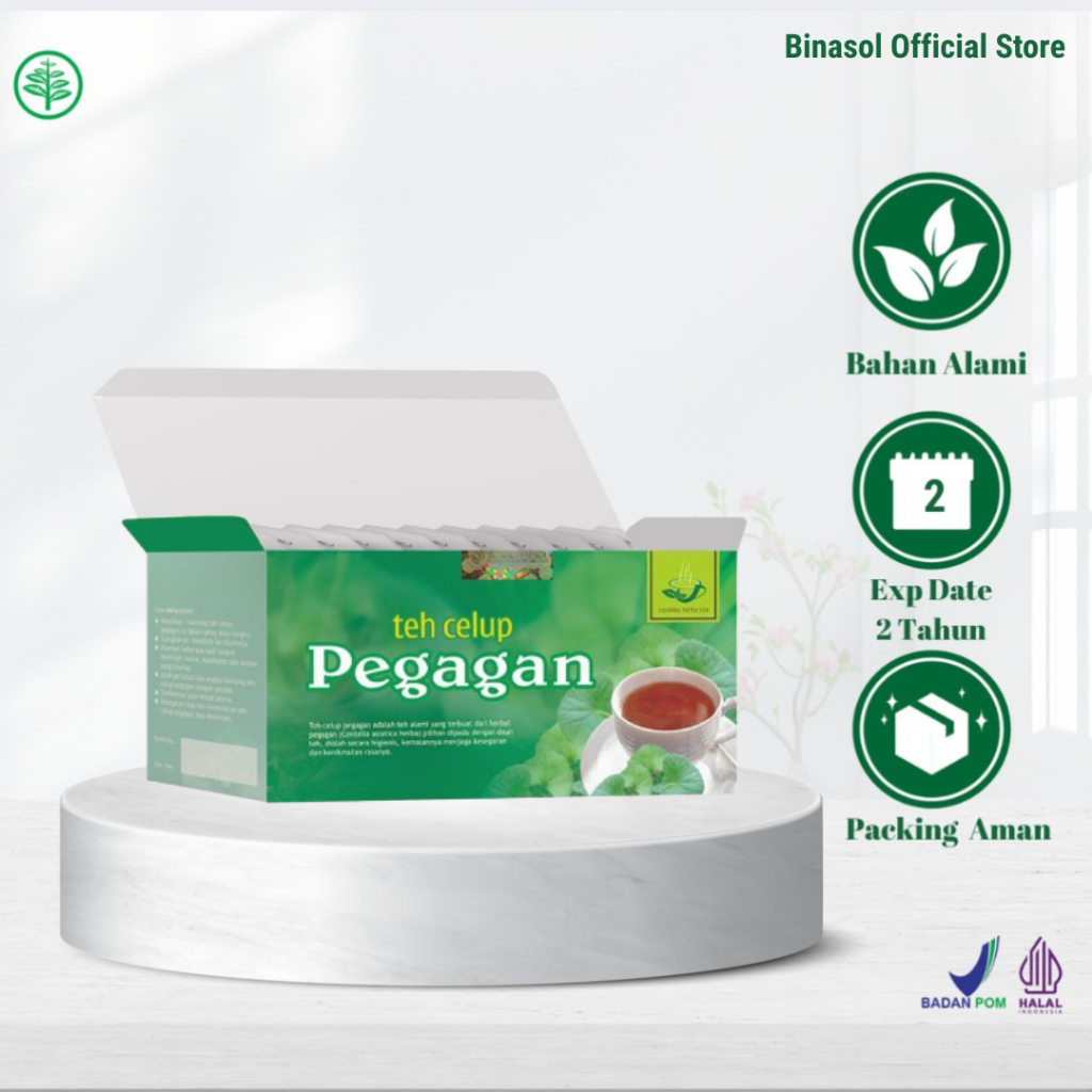 Jual Teh Celup Pegagan Tazakka Isi 20 Tea Celup Asli Original | Shopee
