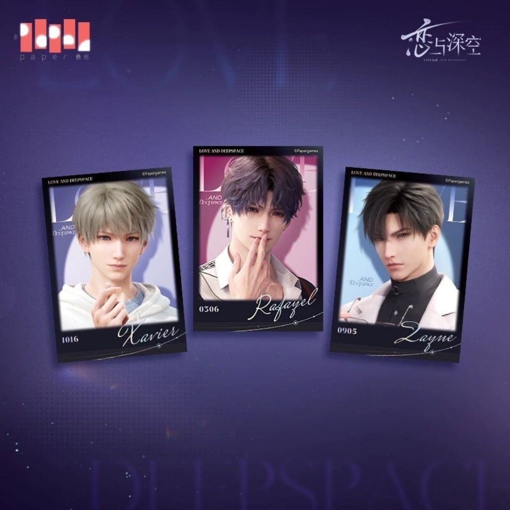 Jual Love and Deepspace Light and Shadow Impression Postcard Official ...