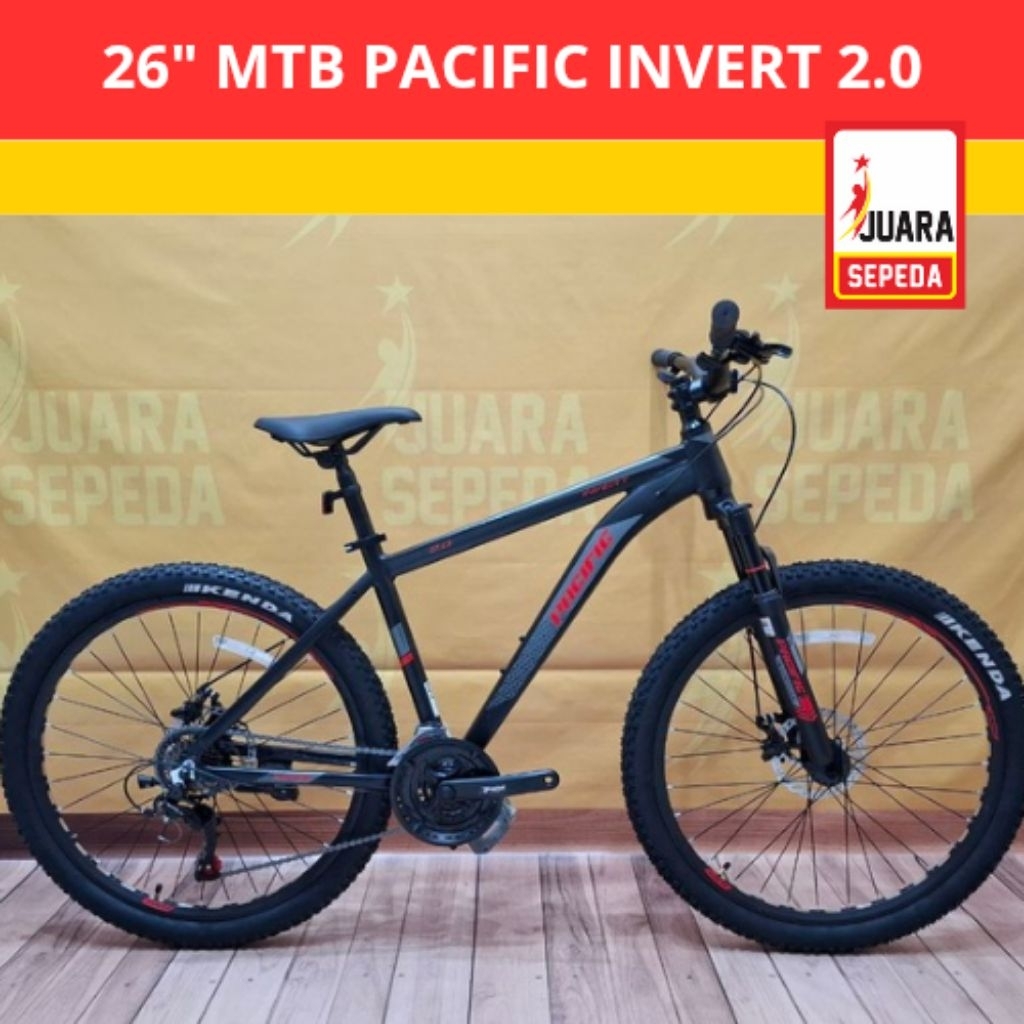 Jual SEPEDA GUNUNG PACIFIC INVERT 2.0 ALLOY FRAME MTB 26 | Shopee Indonesia