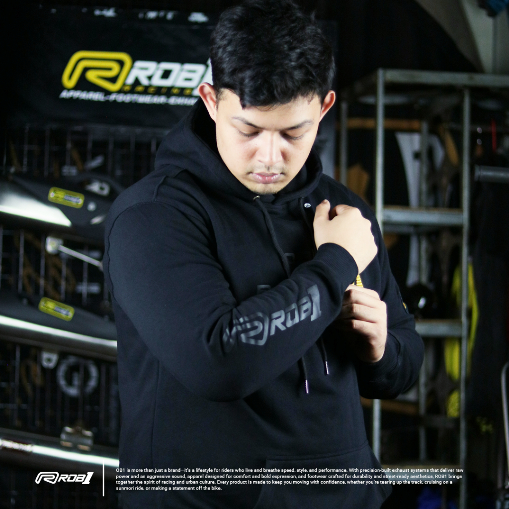 Jual ROB1 Racing Hoodie Night Shift | Shopee Indonesia