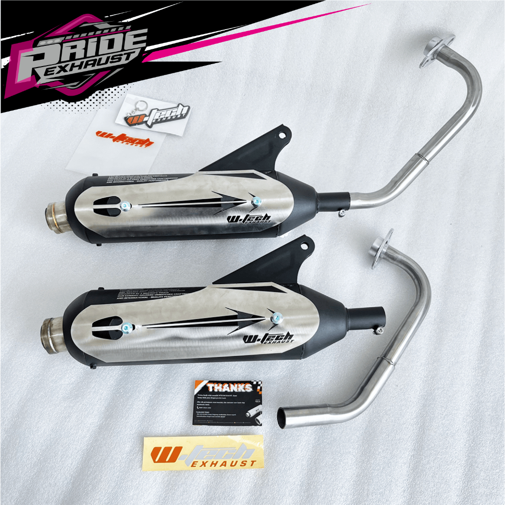 Jual WTECH KNALPOT STANDAR RACING TAMENG STAINLESS , INLET 26/28mm ALLL ...