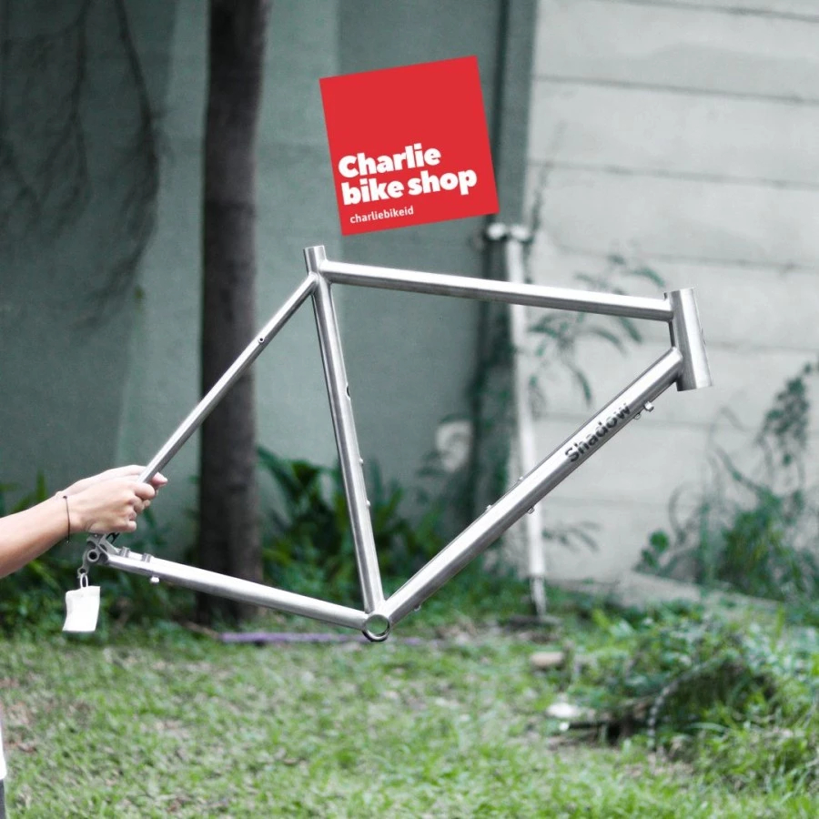 Jual Frameset RB Road Bike Disc Titanium SHADOW PAVE Seatpost Titanium ...
