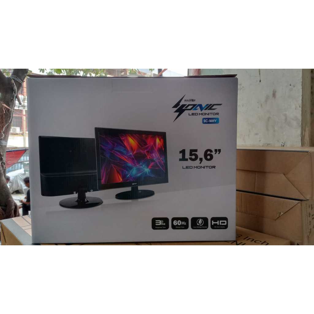 Jual MONITOR LED BULLDOZER SONIC SC-16VH 15,6