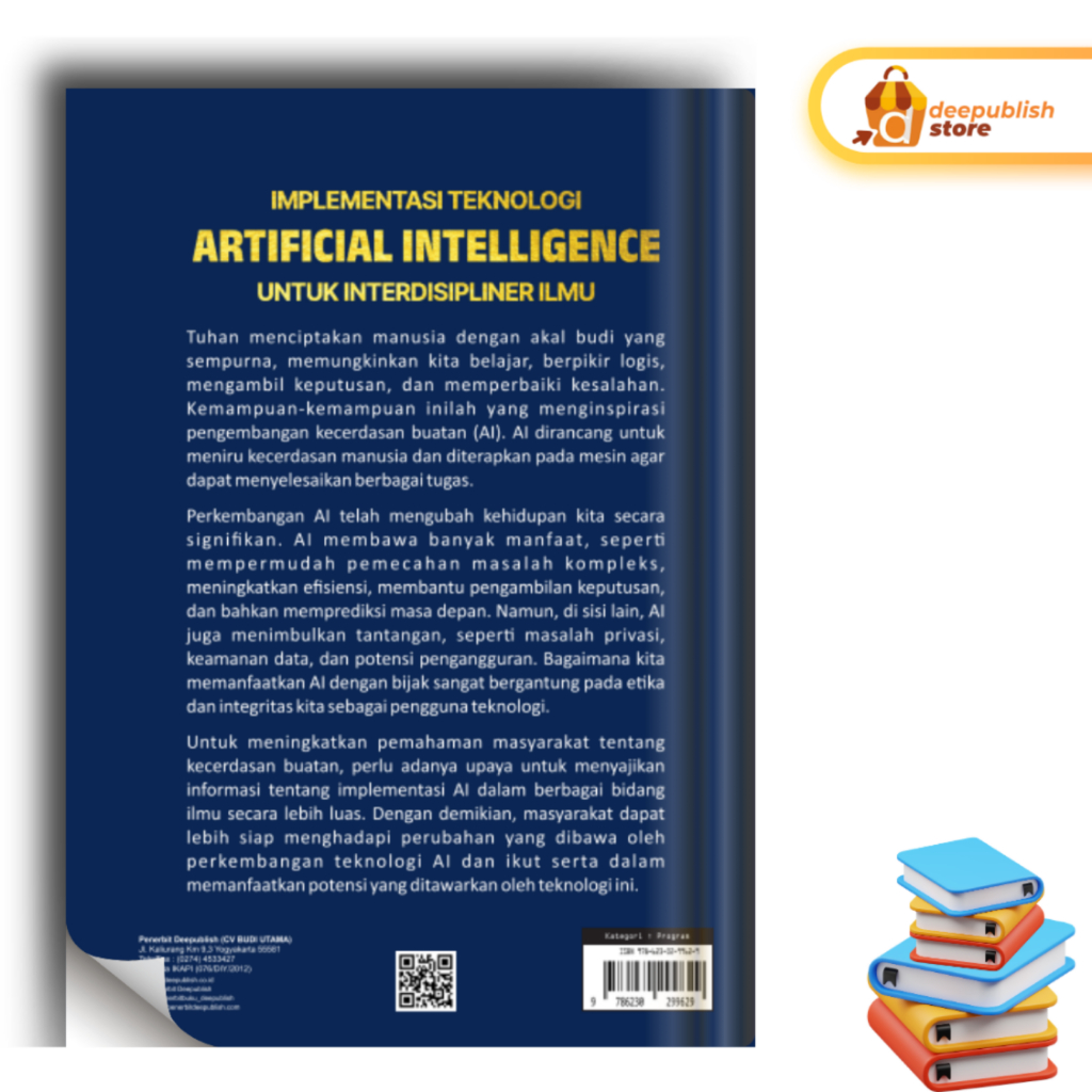 Jual Deepublish - Buku Implementasi Teknologi Artificial Intelligence ...