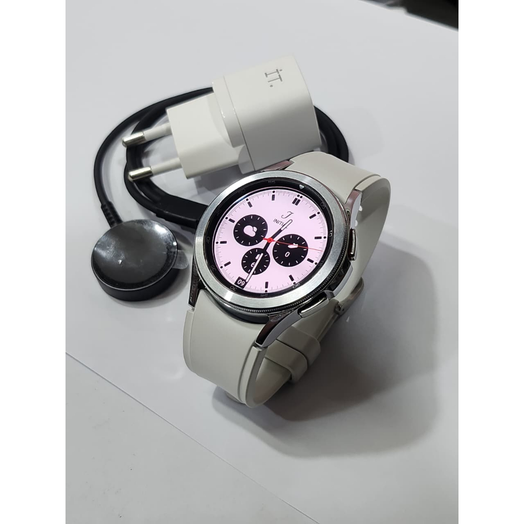 Jual SAMSUNG GALAXY WATCH 4 CLASSIC 42mm - R880 SECOND FULLSET ORIGINAL ...
