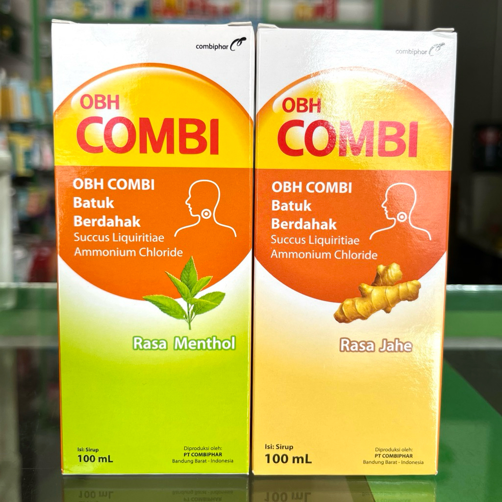Jual OBH Combi Batuk Berdahak Rasa Menthol Sirup 100 Ml | OBH Combi ...
