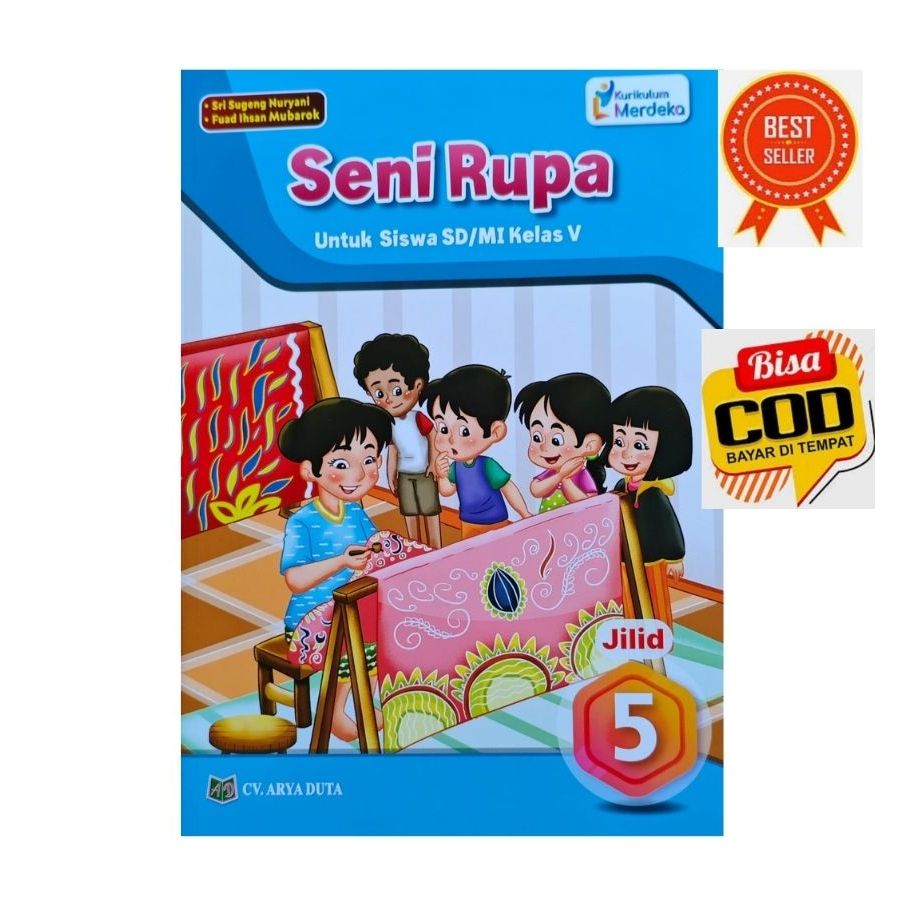 Jual Buku Teks Siswa Seni Rupa Kelas 5 SD Kurikulum Merdeka Pernerbit ...