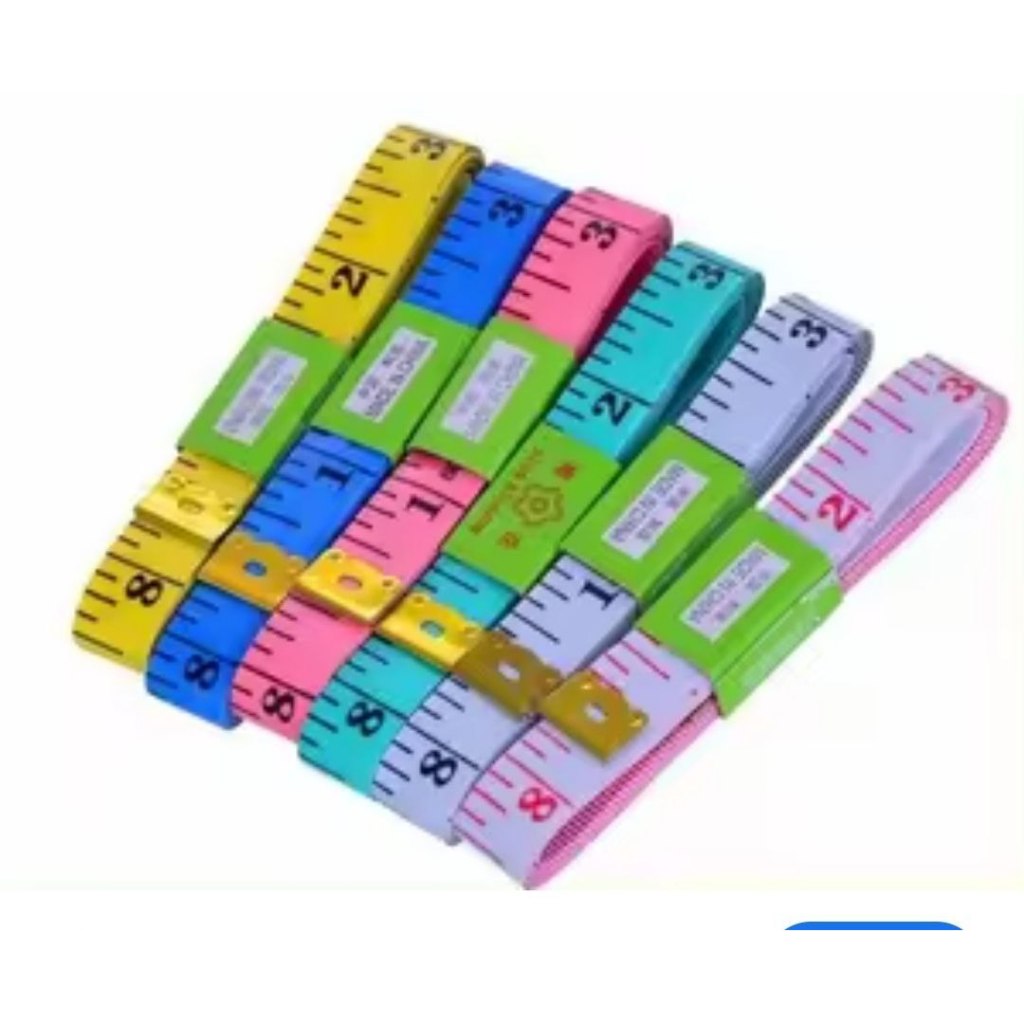Jual Meteran Kain/Baju/Badan merk Butterfly varian warna - Kuning ...