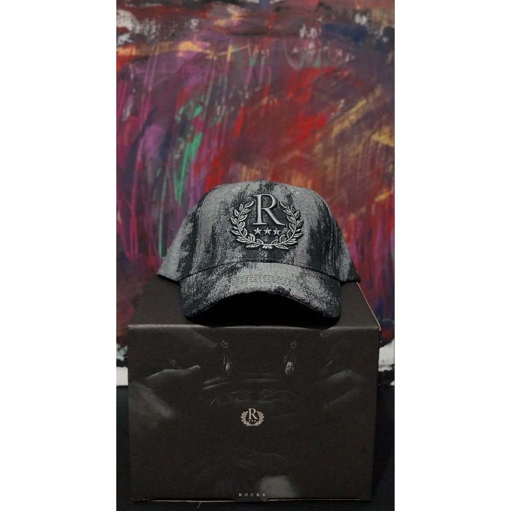 Jual RUCAS CROWN GRADIENT GREY CAP | Shopee Indonesia