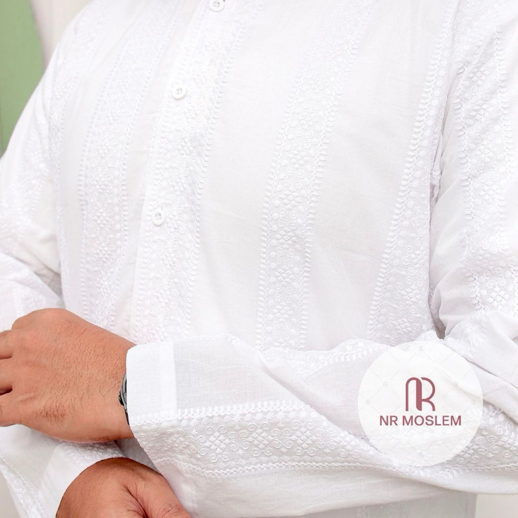 BAJU KOKO PRIA KATUN PARIS BORDER LENGAN PANJANG  , BAJU KOKO DEWASA ,KOKO KATUN ADEM LEMBUT ,kode PRS-02