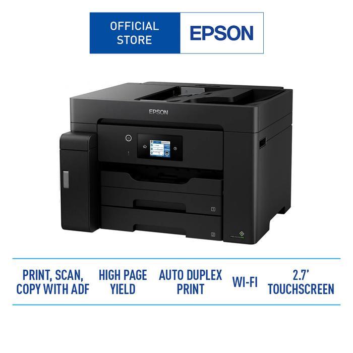 Printer Epson M15140 Monochrome Multifungsi A3 WiFi Duplex - Hitam (2)