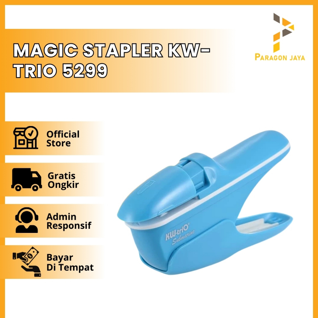 Jual Magic Stapler KW-trio 5299 / Stapless /Stapler Unik Tanpa Isi ...