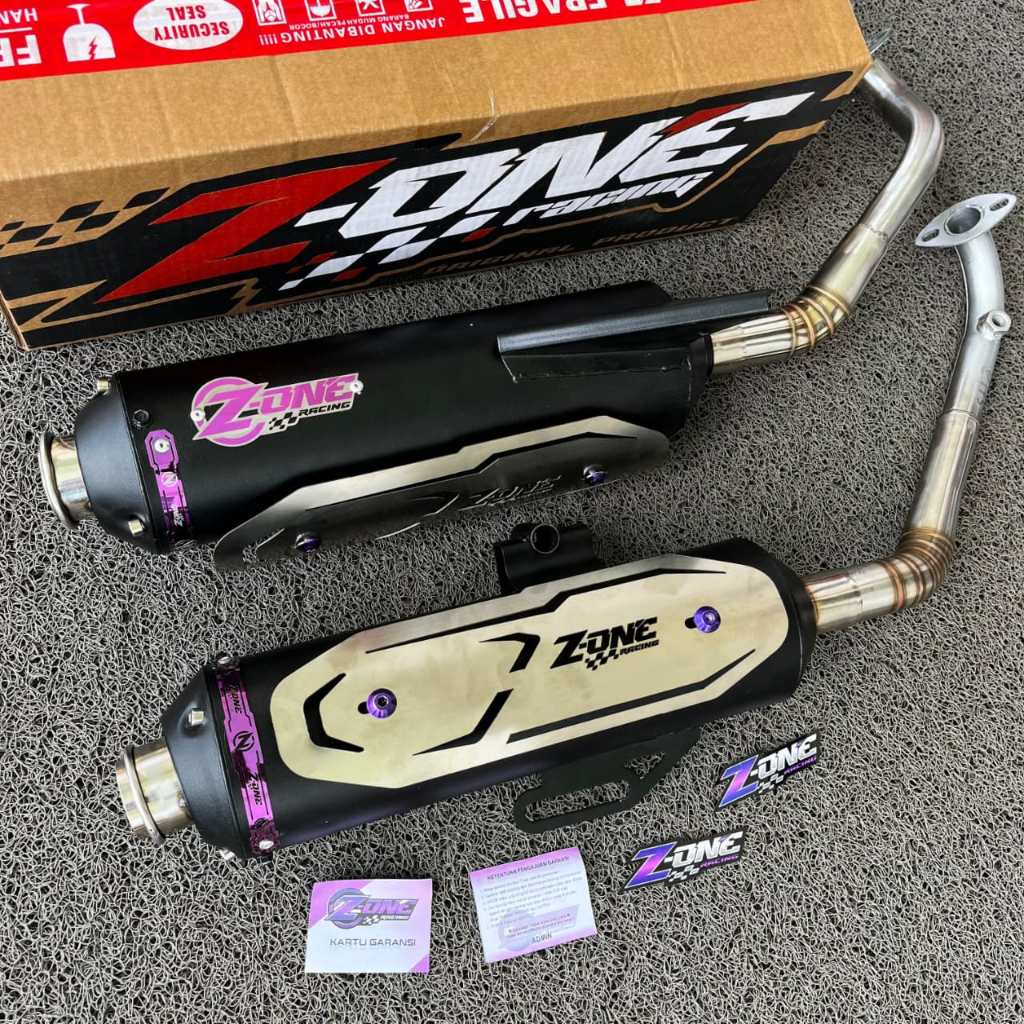 Jual Knalpot Z-ONE Std Racing Type SX SERIES Moncong Kenochi Inlet 38 ...