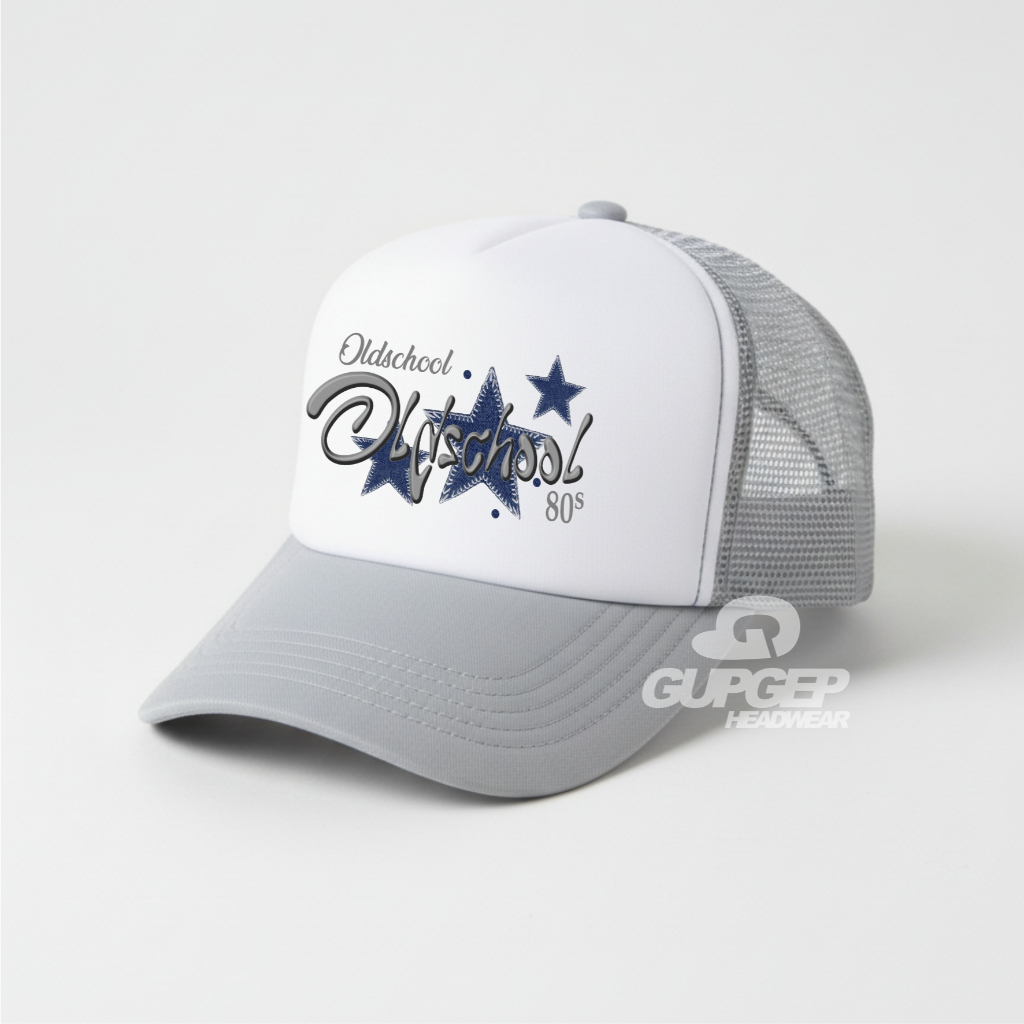 Jual Topi Trucker Pria Wanita Oldschool 80s No Rules King 93 Keren ...