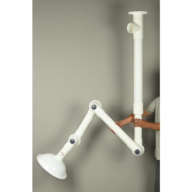 Jual Laboratory Exhaust Vent with 360 Degree Adjustable Pivots Exhaust ...