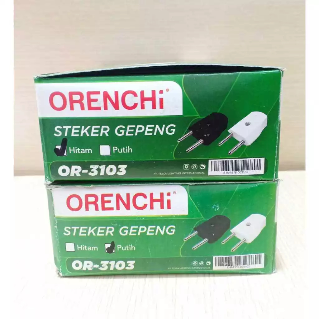 Jual ORENCHI OR-3103 Steker Gepeng Orenchi OR-3103 - 1 BOX ISI 30 Pcs ...