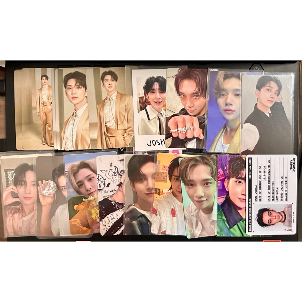 Jual photocard seventeen joshua - happy burstday spill the feels 17 is ...