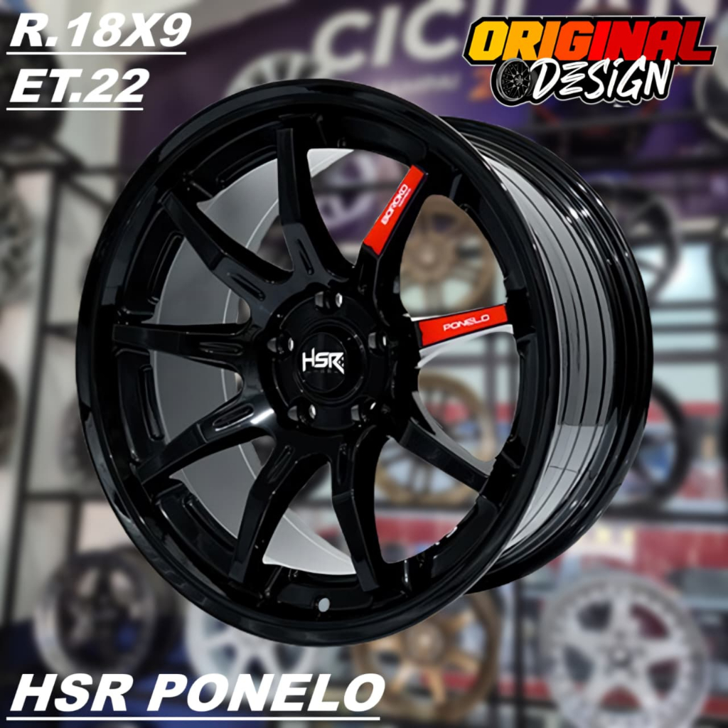 Jual Velg Racing Mobil INNOVA CRV ZENIX HRV CIVIC Ring 18 Lebar 9 Et 22 ...
