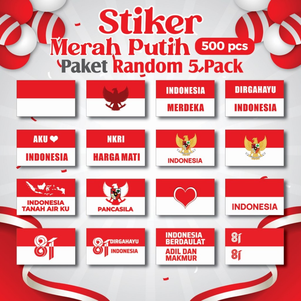 Jual Stiker Bendera Merah Putih Terlengkap & Harga Terbaru Juli 2026 ...
