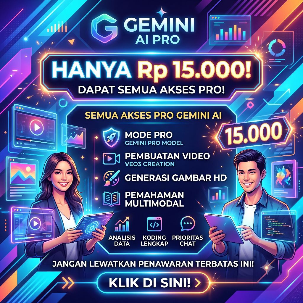 Gemini Ai Pro Termurah | Buat Vidio Ai Jadi Lebih Gampang Menggunakan Veo 3