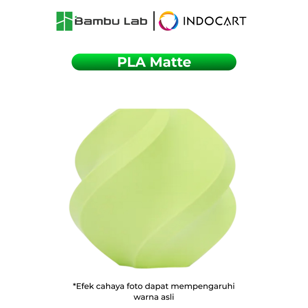 Jual BambuLab PLA Matte 3D Printer Filament Refill without Spool 1.75mm ...