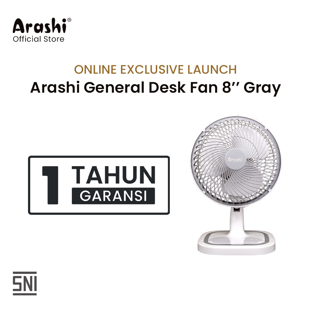 Arashi Kipas Angin General Desk Fan 8 Inchi