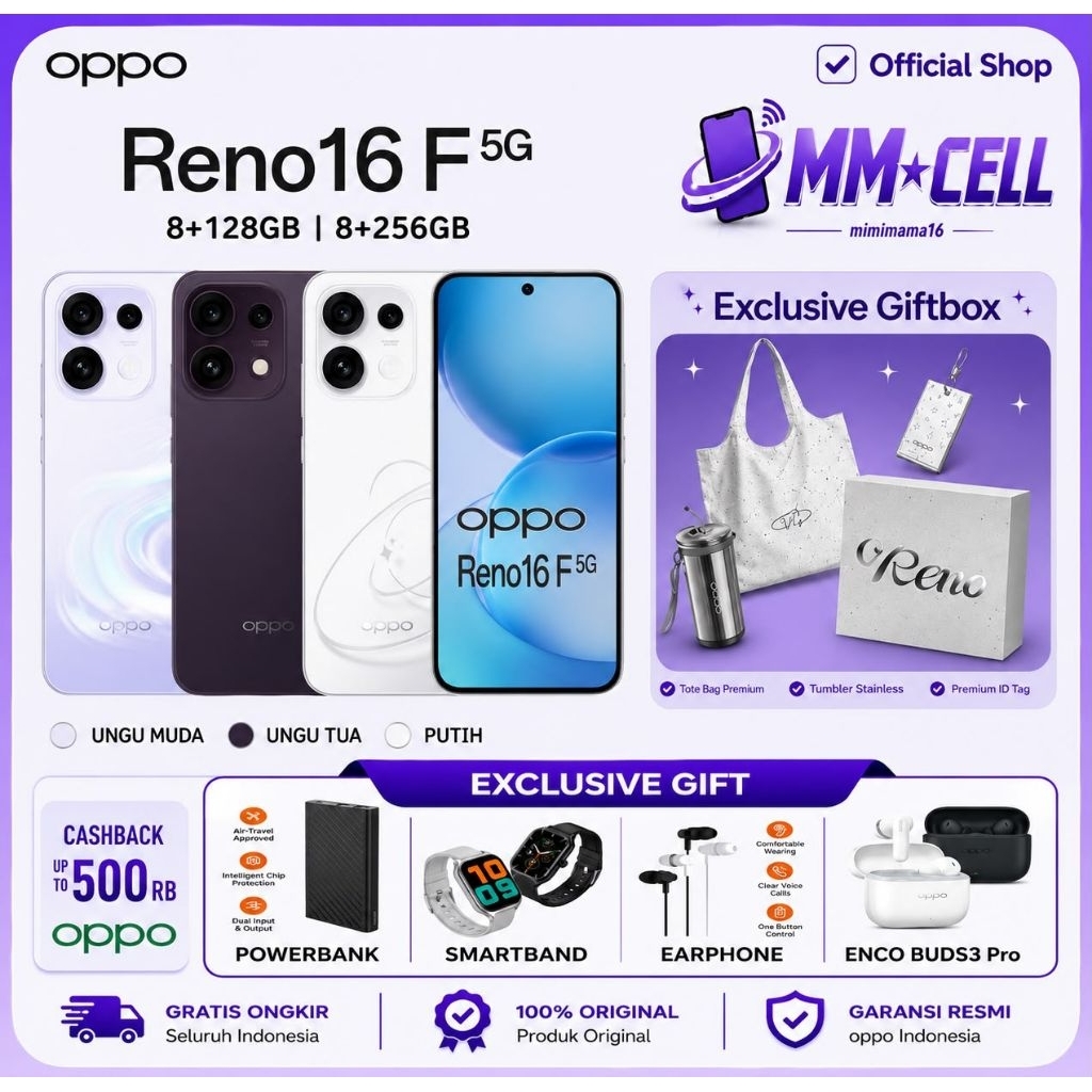 Jual Oppo Reno 16 Terlengkap & Harga Terbaru Agustus 2026 | Shopee ...