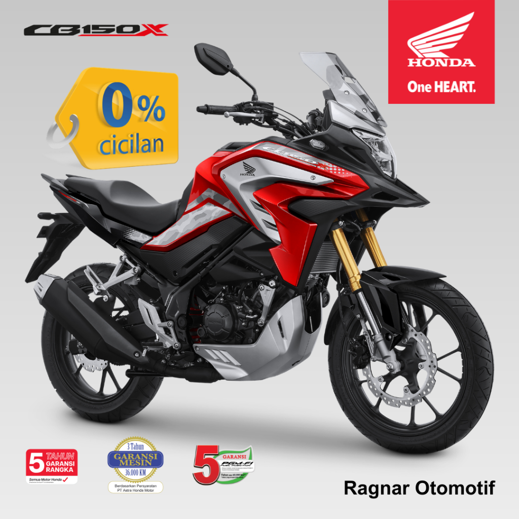 Sepeda Motor Honda CB150X Baru New Asli Original Bergaransi Resmi 100%