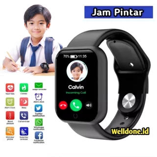 Jam tangan pintar Anak imo hp Android Smartwatch  New edition model  DIGITAL Dz09 A1 y68 116plus D20  z6 z5 Q12  XZ jam notif whatsap tahan air remote camera led monitor kesehatan sensor detak jantung pelacak foto  telephone